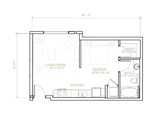 A1 B219 floor plan