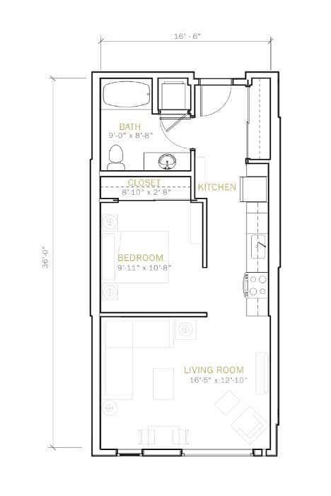 B1 A428 floor plan