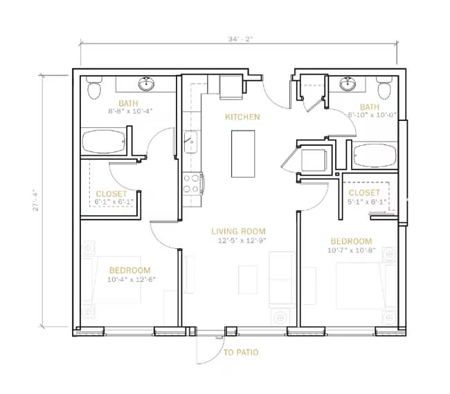 C1 B220 floor plan