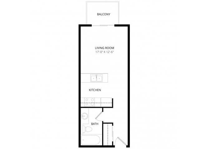 Studio SM WAITSTU2 floor plan
