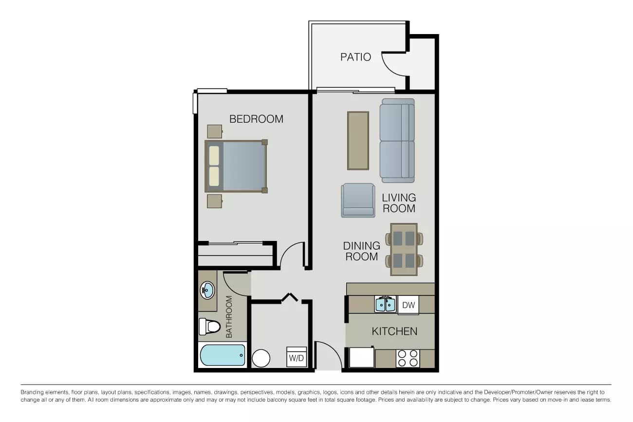 Plan 1A A101 floor plan