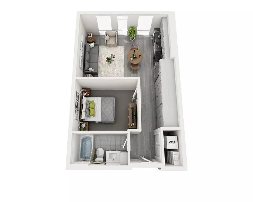 Studio E1A-CL2 B-113 floor plan