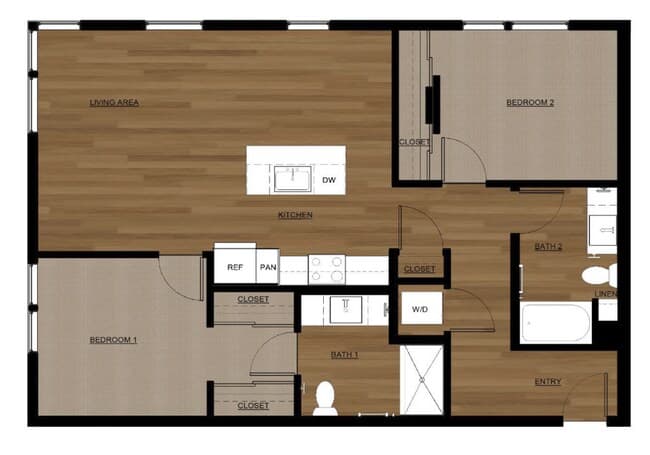 2x2 - E 034 floor plan