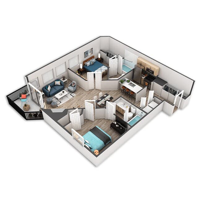 Elliott 2-120 floor plan