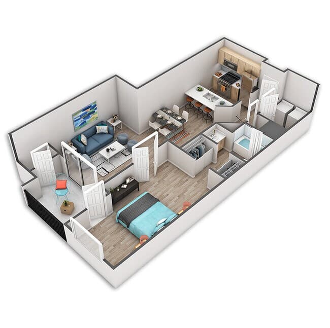 Virginia Platinum 1-104 floor plan