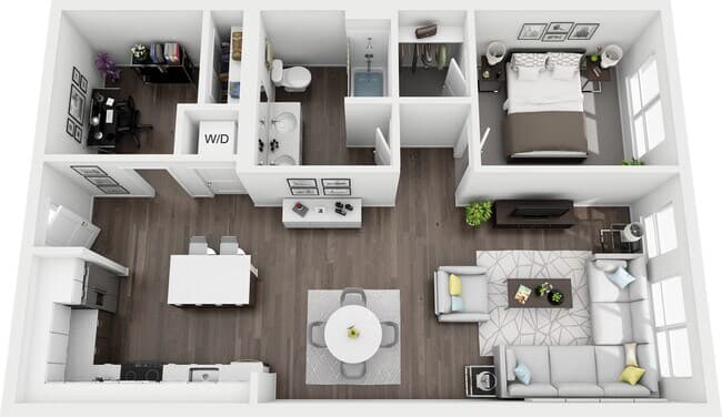 Dickinson 216 floor plan