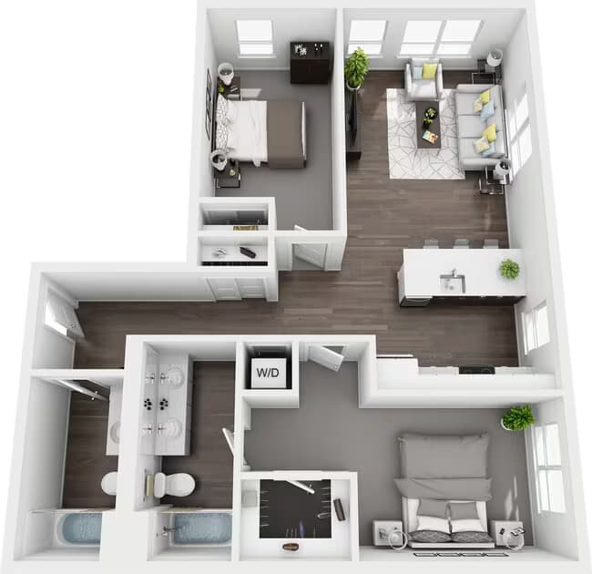 Huxley 403 floor plan