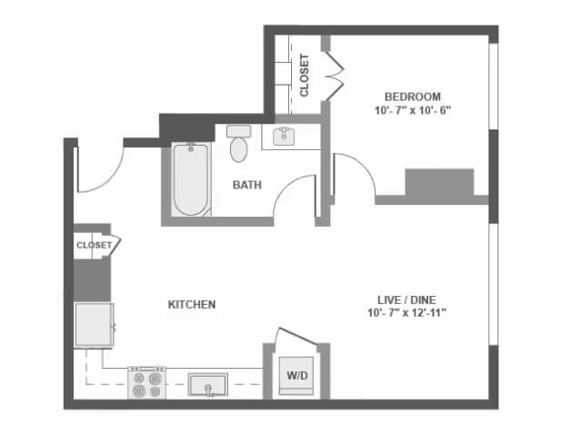 A2a 1-310 floor plan