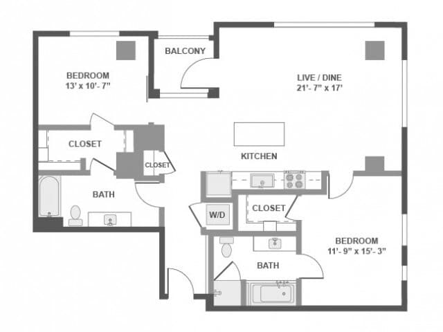 C6 1-3409 floor plan