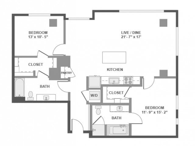 C6b 1-1509 floor plan