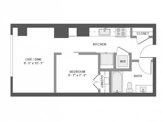 E1 1-2321 floor plan