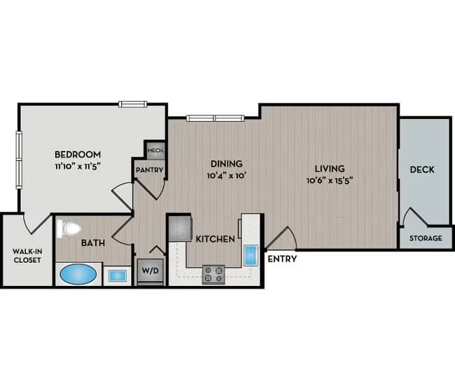 Unit H101 H101 floor plan
