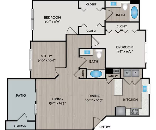 Tamarack D101 floor plan
