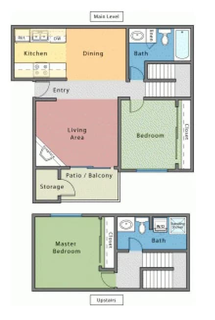 2x2r-T A208 floor plan