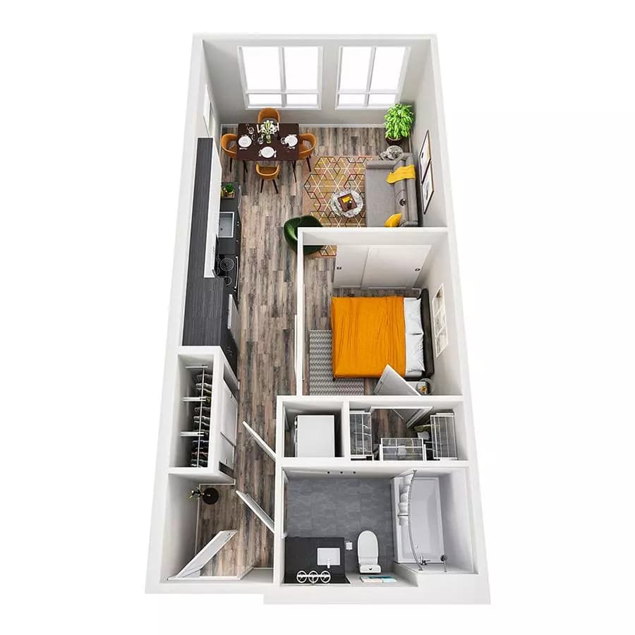 Unit 519 519 floor plan