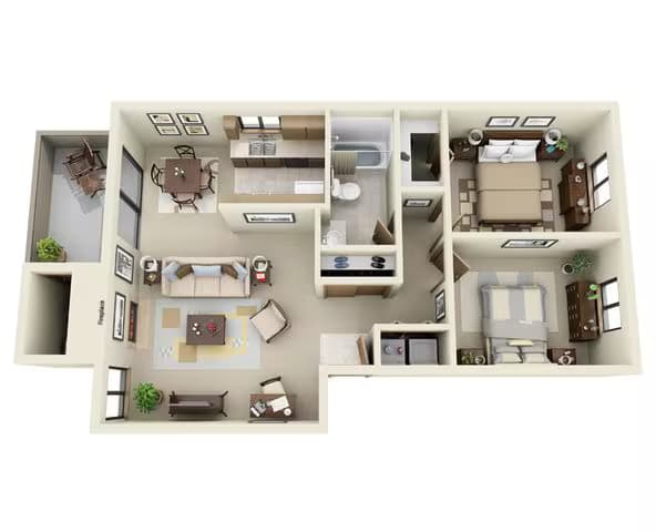 The Sinclair 01320122 floor plan