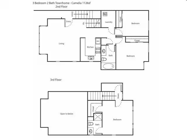 Red Willow Townhouse C242 floor plan