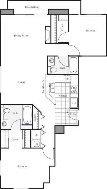 2x2 - I 322 floor plan