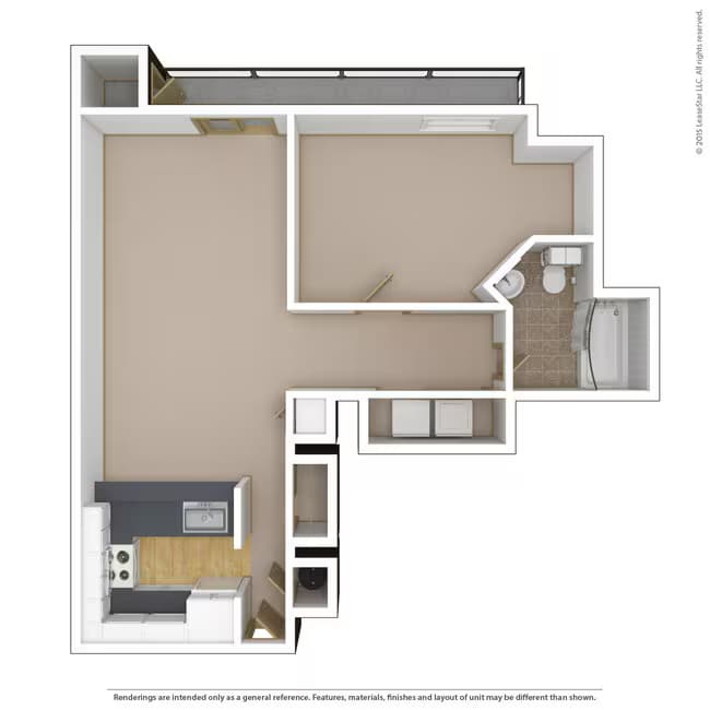 1x1i A103 floor plan