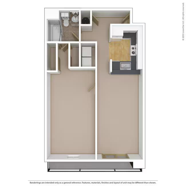 1x1n A208 floor plan