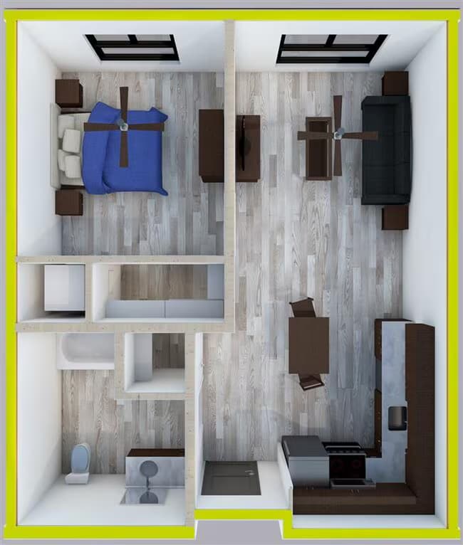 Hewitt 708 floor plan