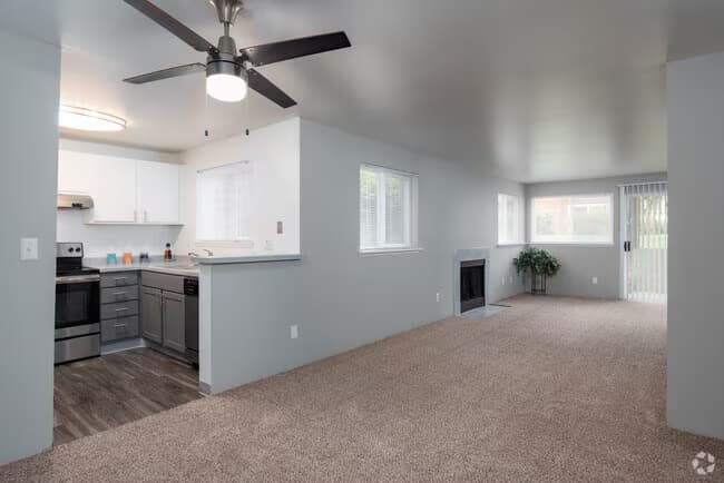 Two Bedroom One Bath Deluxe G105 floor plan
