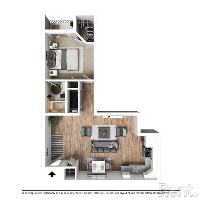 The Vashon A102 floor plan