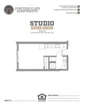 Studio A Flats 305F floor plan