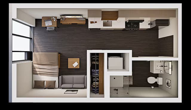 Studio Penthouse A Entire floor plan