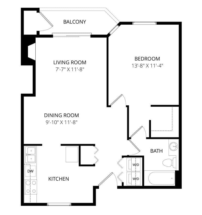Unit I303 I303 floor plan