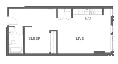 1x1 G Open MFTE 0410 floor plan