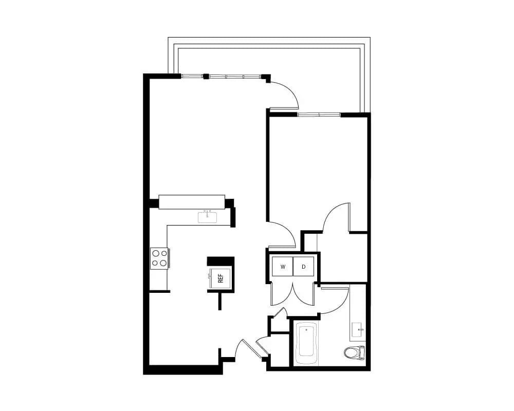 A1OD C - 206 floor plan