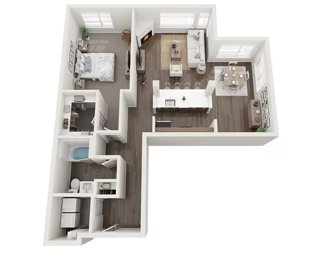 A1XD B - 409 floor plan