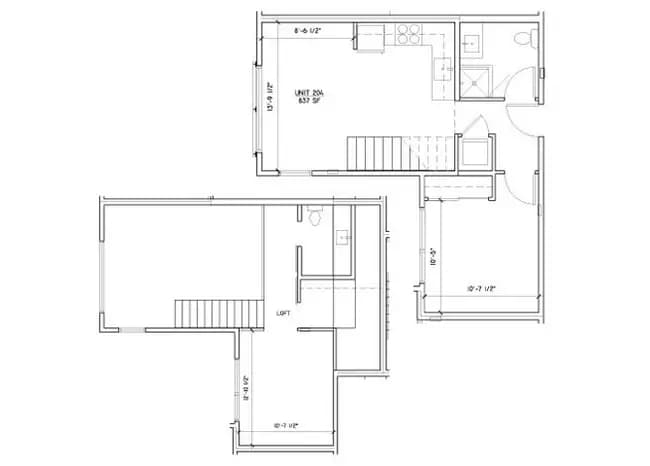 B2L Loft 204-MFTE floor plan