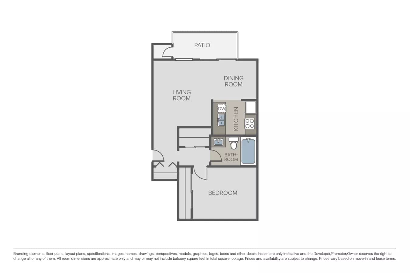 Unit AA109 BB105 floor plan