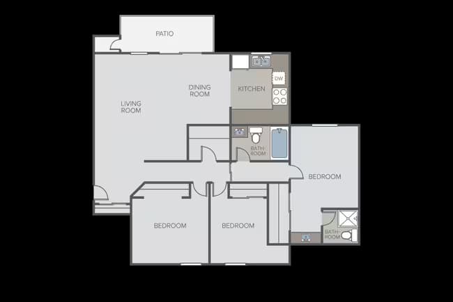 Plan 3A U05 floor plan