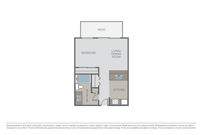 Studio I06 floor plan
