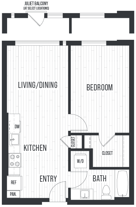 1C 445 floor plan