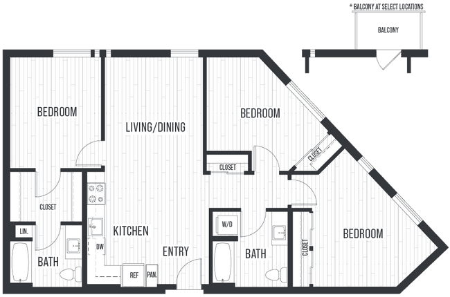 3A 861 floor plan