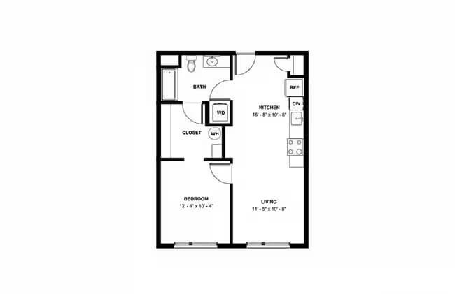 1-1B E306 floor plan