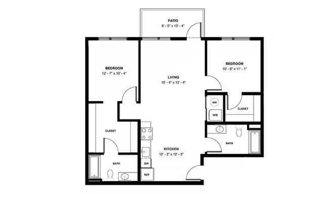 2-2D G308 floor plan