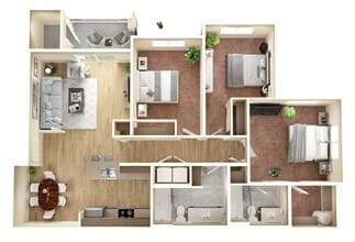 Unit G403 G206 floor plan