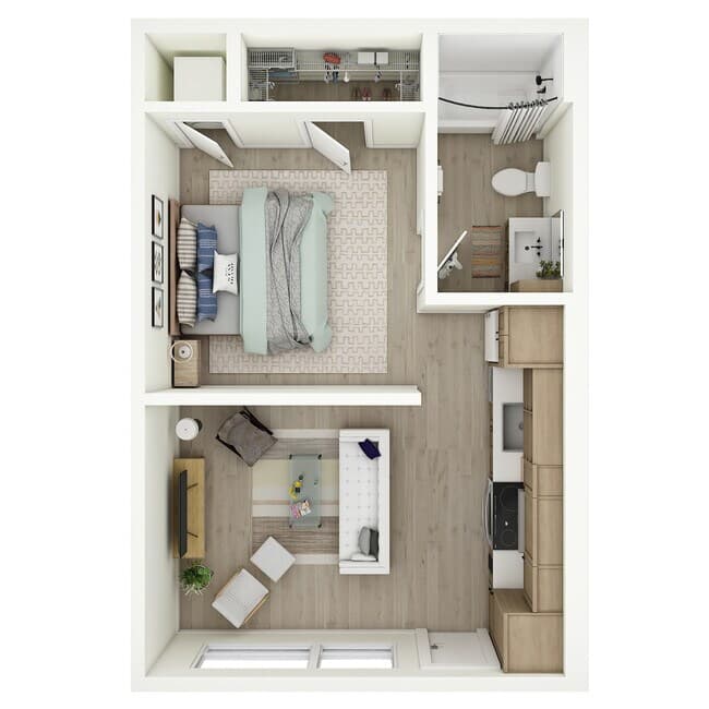 Studio - MFTE - e20.1 106 floor plan