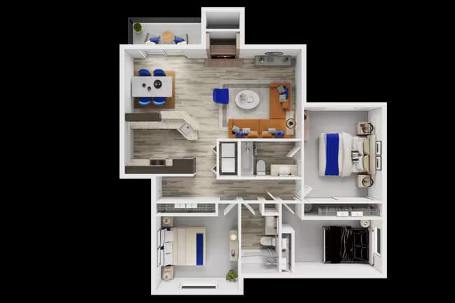 Unit O-204 O-204 floor plan