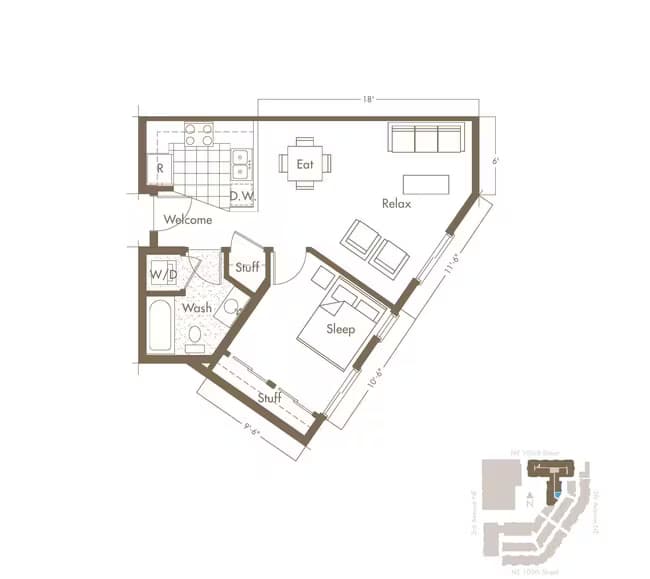 A1 2-347 floor plan