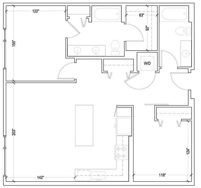 B1 805 floor plan