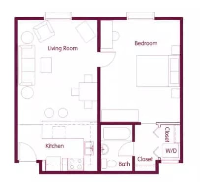 The Mondrian 219 floor plan