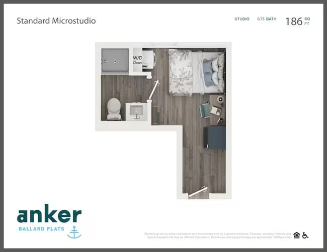 Standard Microstudio 306 floor plan