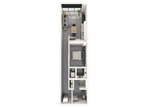 1x1 B 0101 floor plan