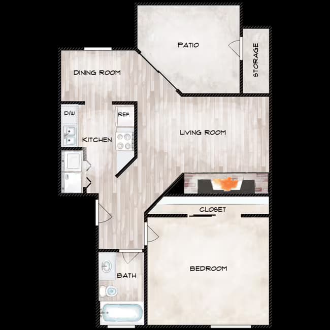 Aspen P208 floor plan